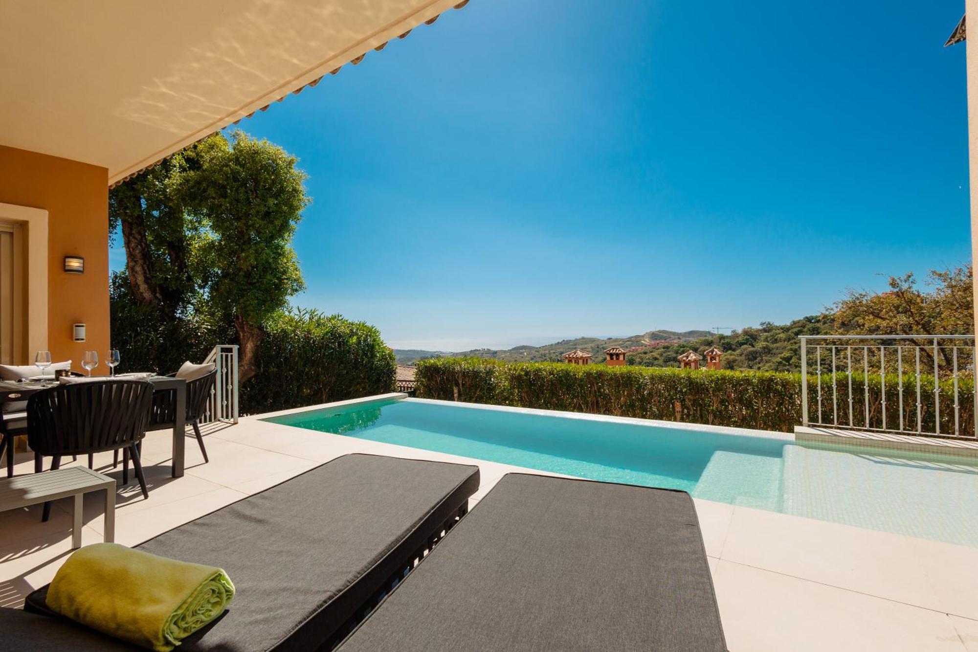 דירות Sitio de Calahonda Private Heatable Infinity Pool With Sea Views In La Mairena, Marbella מראה חיצוני תמונה